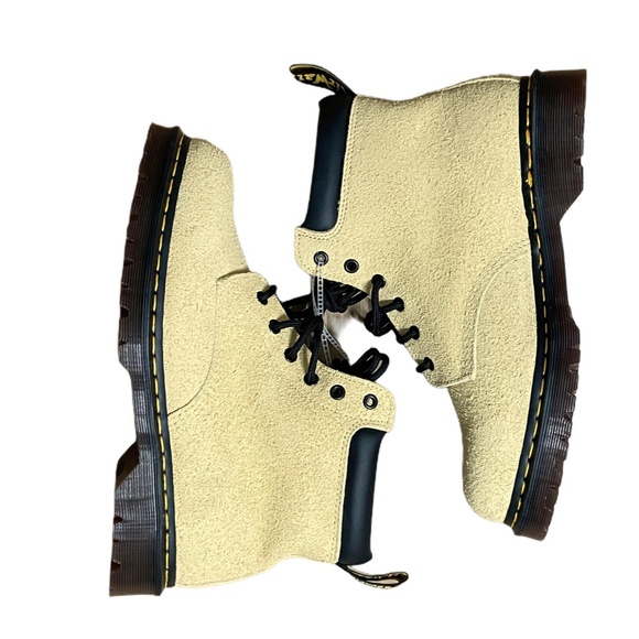 Dr Martens 939 Ben Suede Lace Up Boots Hazy Yellow Men SZ 10 Women 11 NEW! - Picture 6 of 8